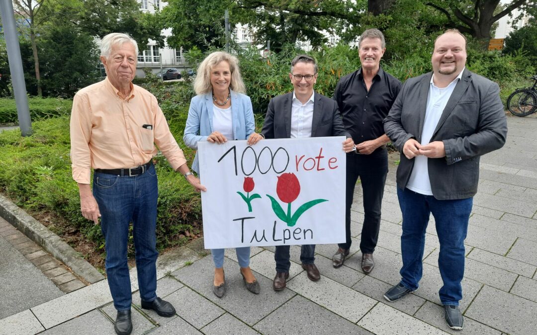 SPD spendet Blumen für die Karthause